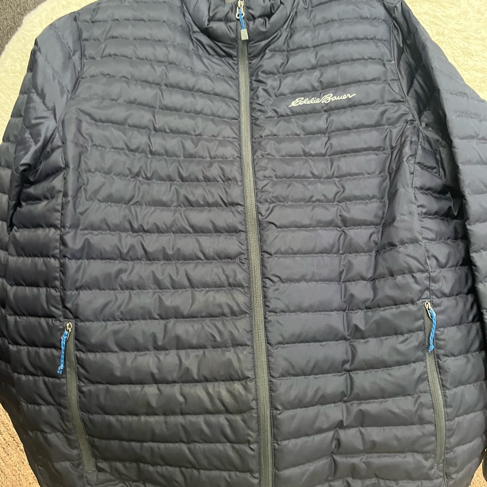 Eddie Bauer Men's Dark Gray Puffer Jacket